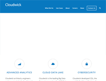 Tablet Screenshot of cloudwick.com